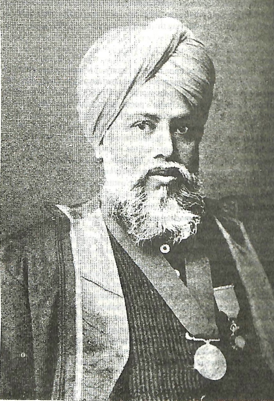 Historical portrait of Munshi Newal Kishore (1836–1895)